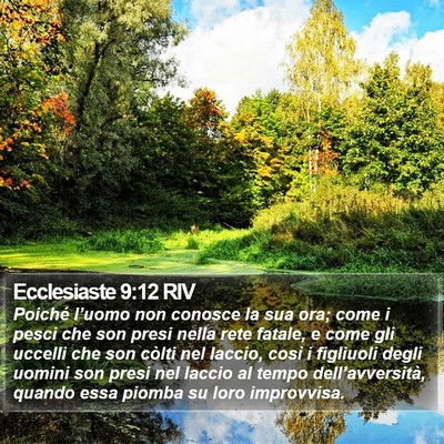 Ecclesiaste 9:12 RIV Bible Verse Image