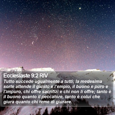 Ecclesiaste 9:2 RIV Bible Verse Image
