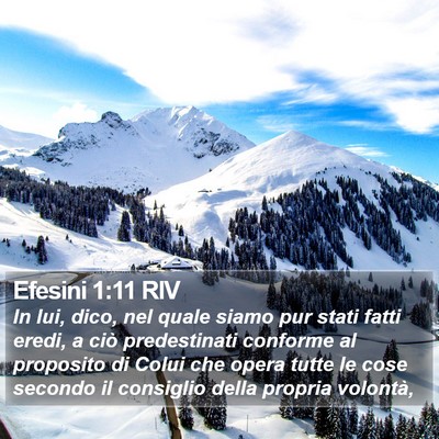 Efesini 1:11 RIV Bible Verse Image