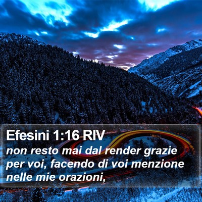 Efesini 1:16 RIV Bible Verse Image