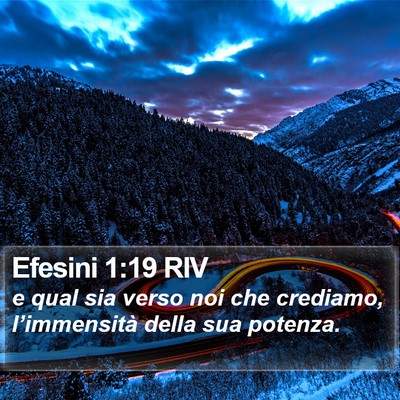 Efesini 1:19 RIV Bible Verse Image