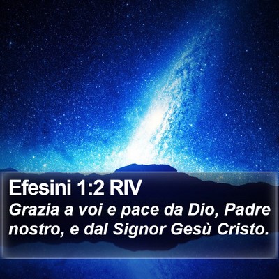 Efesini 1:2 RIV Bible Verse Image