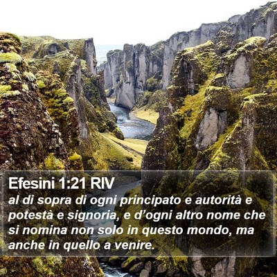 Efesini 1:21 RIV Bible Verse Image