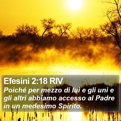 Efesini 2:18 RIV Bible Verse Image
