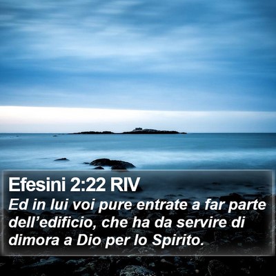 Efesini 2:22 RIV Bible Verse Image