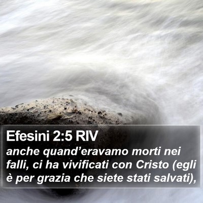 Efesini 2:5 RIV Bible Verse Image