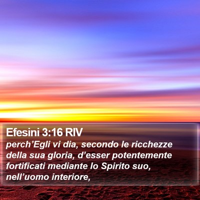 Efesini 3:16 RIV Bible Verse Image