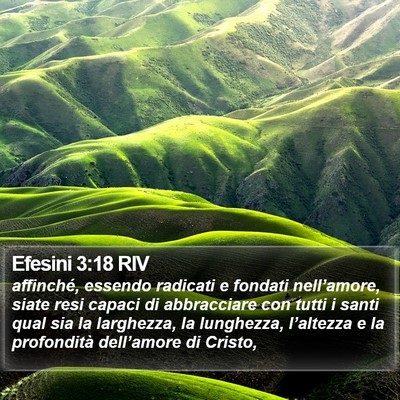 Efesini 3:18 RIV Bible Verse Image