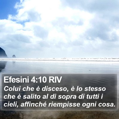 Efesini 4:10 RIV Bible Verse Image