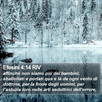Efesini 4:14 RIV Bible Verse Image