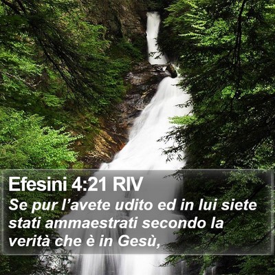 Efesini 4:21 RIV Bible Verse Image