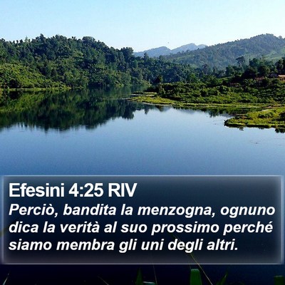 Efesini 4:25 RIV Bible Verse Image