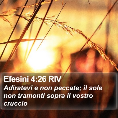 Efesini 4:26 RIV Bible Verse Image
