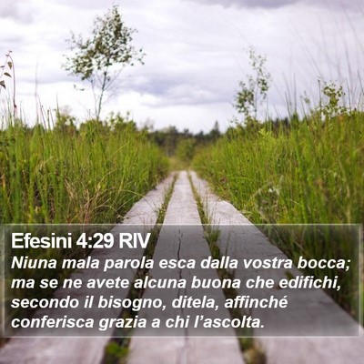 Efesini 4:29 RIV Bible Verse Image