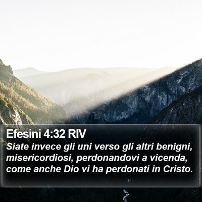 Efesini 4:32 RIV Bible Verse Image