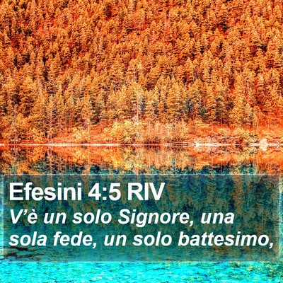 Efesini 4:5 RIV Bible Verse Image