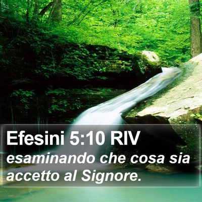Efesini 5:10 RIV Bible Verse Image