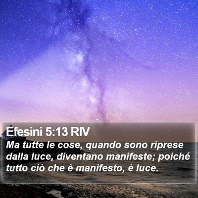 Efesini 5:13 RIV Bible Verse Image