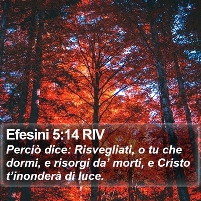 Efesini 5:14 RIV Bible Verse Image