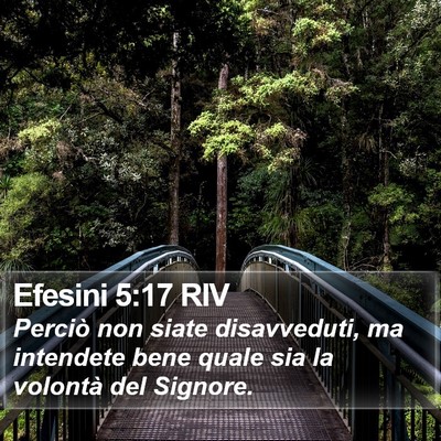Efesini 5:17 RIV Bible Verse Image