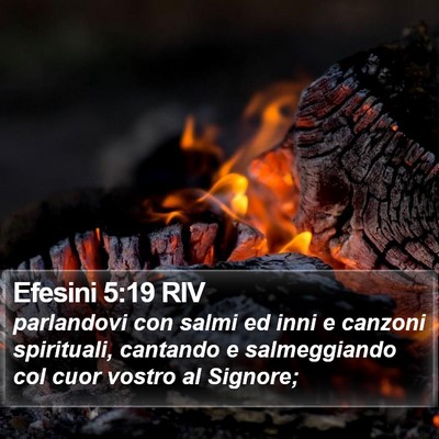 Efesini 5:19 RIV Bible Verse Image