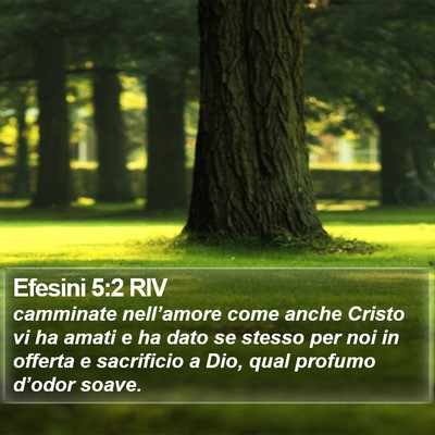 Efesini 5:2 RIV Bible Verse Image