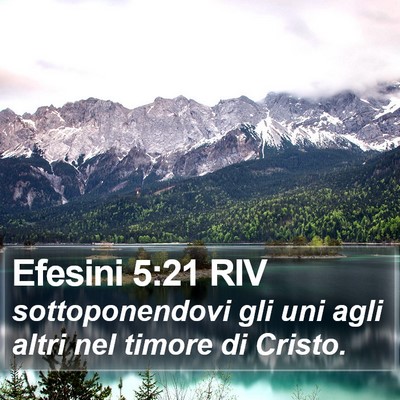 Efesini 5:21 RIV Bible Verse Image