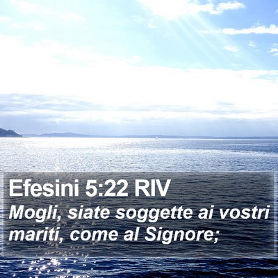 Efesini 5:22 RIV Bible Verse Image