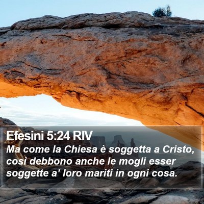 Efesini 5:24 RIV Bible Verse Image