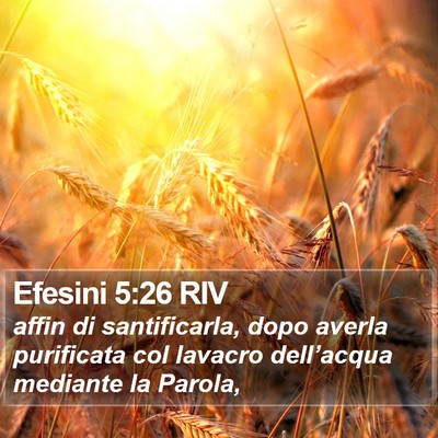 Efesini 5:26 RIV Bible Verse Image