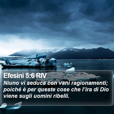 Efesini 5:6 RIV Bible Verse Image