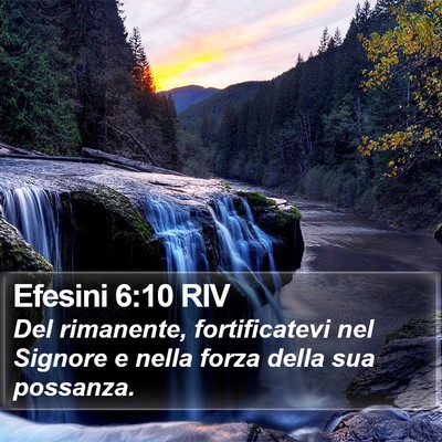 Efesini 6:10 RIV Bible Verse Image