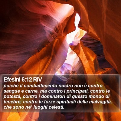 Efesini 6:12 RIV Bible Verse Image