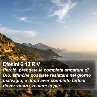 Efesini 6:13 RIV Bible Verse Image
