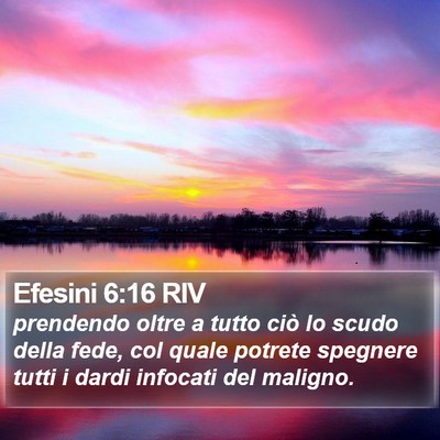 Efesini 6:16 RIV Bible Verse Image