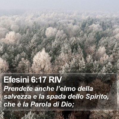 Efesini 6:17 RIV Bible Verse Image