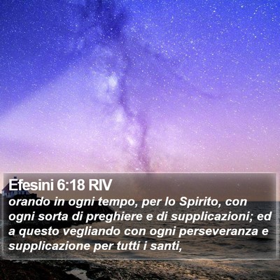 Efesini 6:18 RIV Bible Verse Image