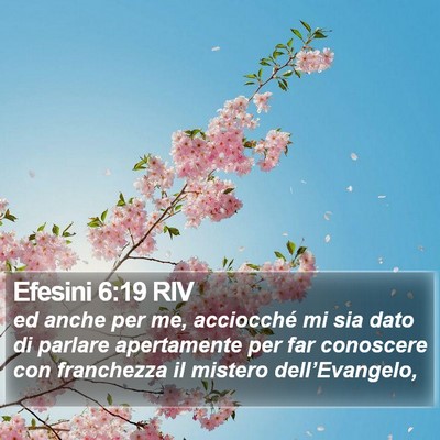 Efesini 6:19 RIV Bible Verse Image