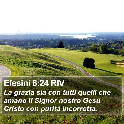 Efesini 6:24 RIV Bible Verse Image