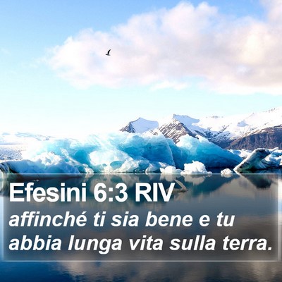 Efesini 6:3 RIV Bible Verse Image
