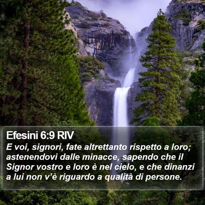 Efesini 6:9 RIV Bible Verse Image