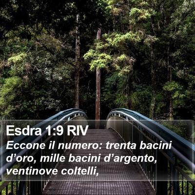 Esdra 1:9 RIV Bible Verse Image