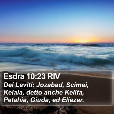 Esdra 10:23 RIV Bible Verse Image