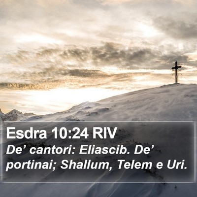Esdra 10:24 RIV Bible Verse Image