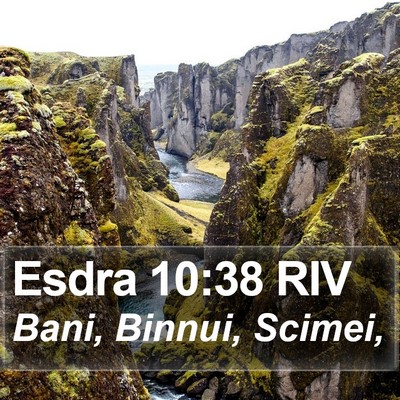 Esdra 10:38 RIV Bible Verse Image