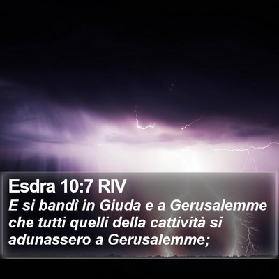 Esdra 10:7 RIV Bible Verse Image