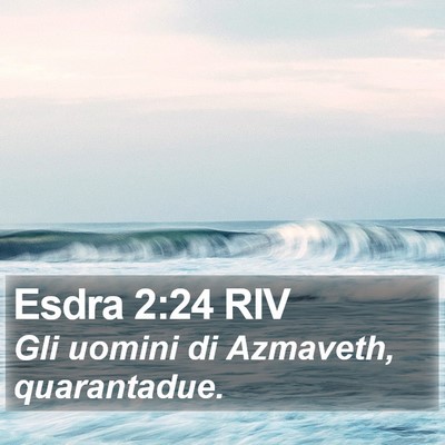Esdra 2:24 RIV Bible Verse Image