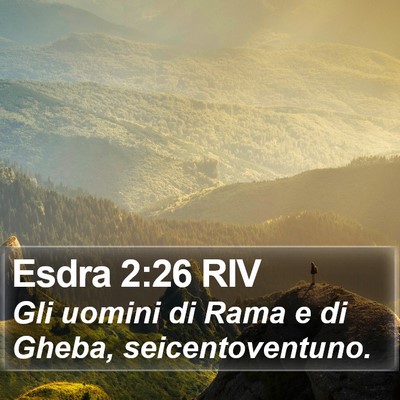Esdra 2:26 RIV Bible Verse Image