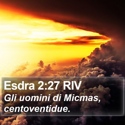 Esdra 2:27 RIV Bible Verse Image