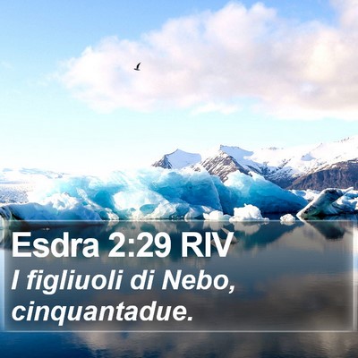 Esdra 2:29 RIV Bible Verse Image